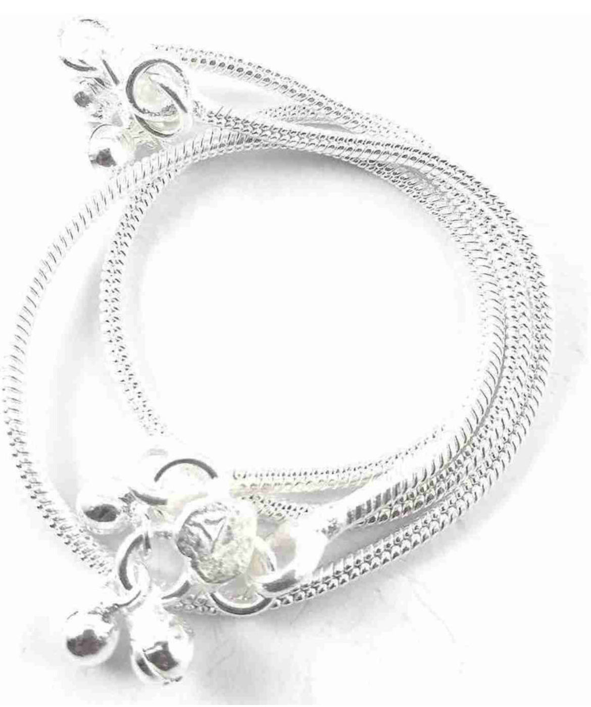 Silver Plated Artificial Payal (Anklet) for Women & Girls
