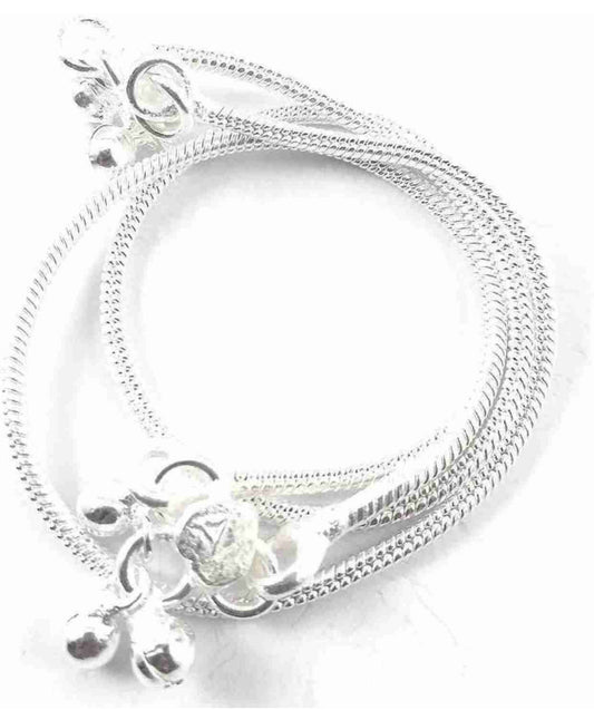 Silver Plated Artificial Payal (Anklet) for Women & Girls