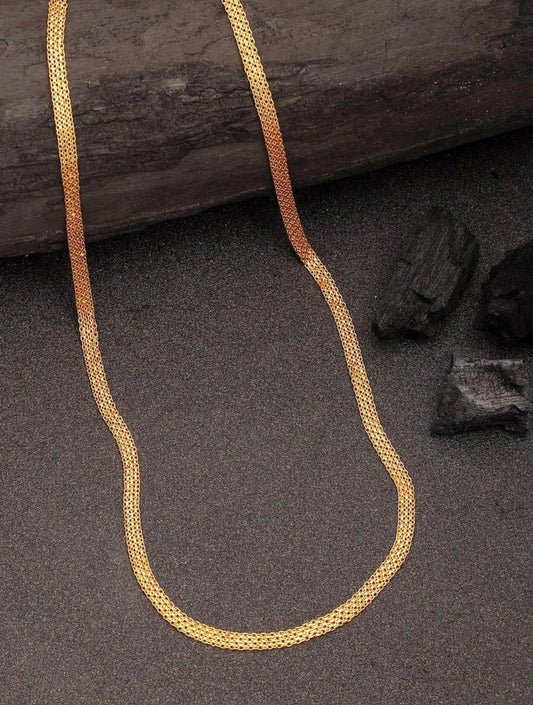 Elegant Gold Plated Chain for Men & Women