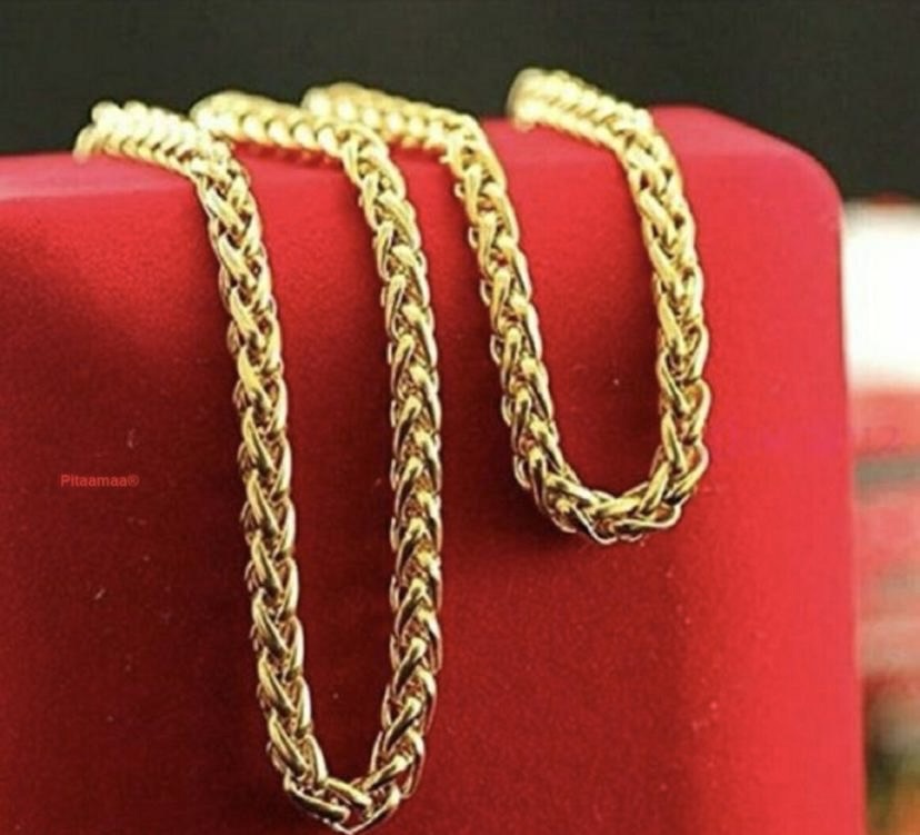 Premium Gold Plated Rope Chain Necklace